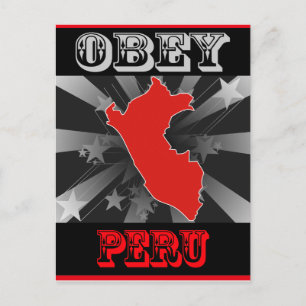 Cartão Postal Obey Peru