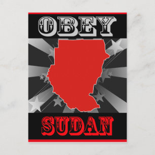 Cartão Postal Obey Sudan