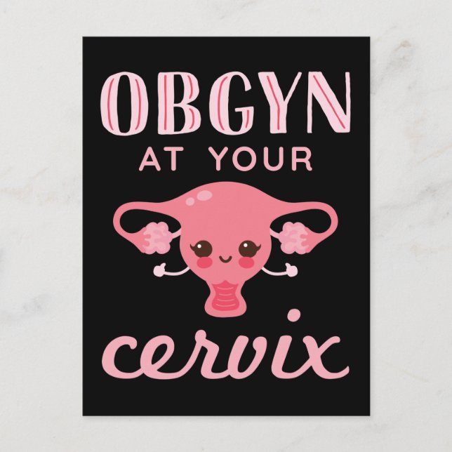Cartão Postal OBGYN no seu Cervix (Frente)