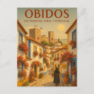 Cartão Postal ÓBIDOS – A Joia Medieval de Portugal