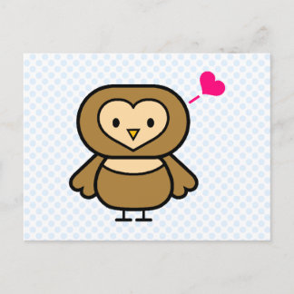 Cartão Postal Obie Owl