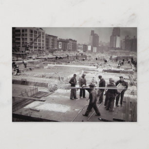 Cartão Postal Obras no Lado Leste da Cidade de Nova York