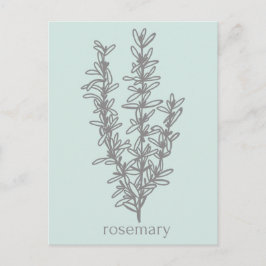 Cartão Postal Obrigada Por Apoiar Meu Negócio Alecrim