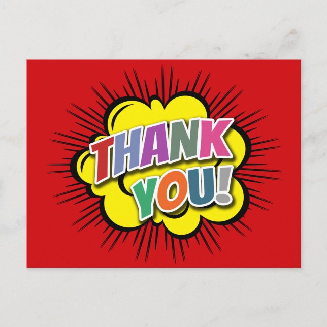 Cartão Postal Obrigado (Frente)