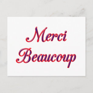 Cartão Postal Obrigado