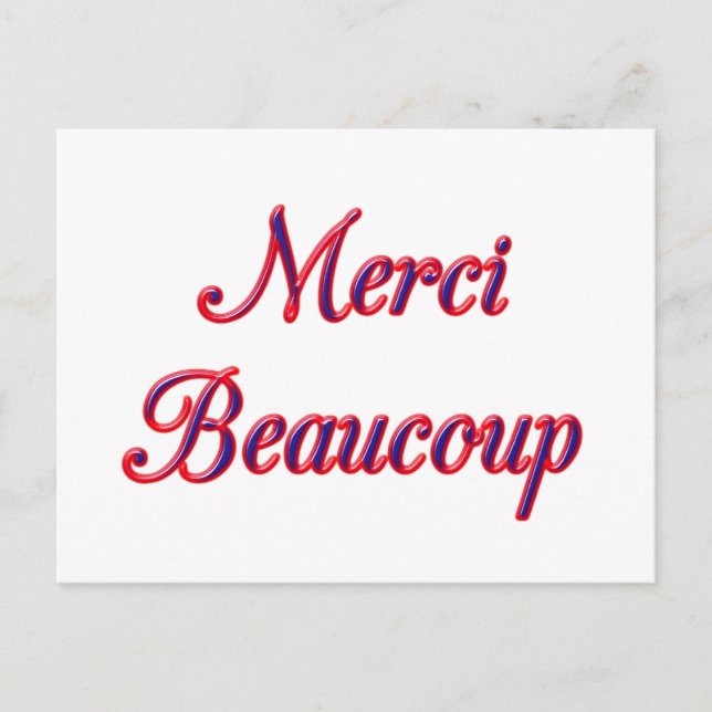 Cartão Postal Obrigado (Frente)