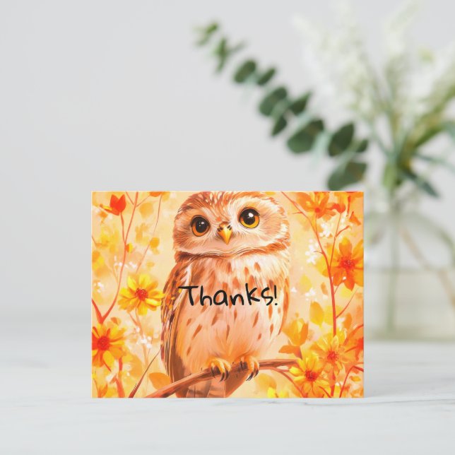 Cartão Postal Obrigado (Em pé/Frente)