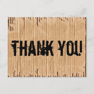 Cartão Postal Obrigado