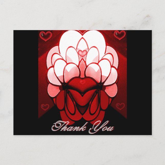 Cartão Postal Obrigado. (Frente)