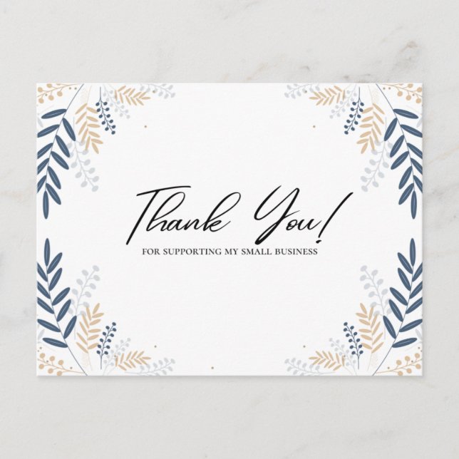 Cartão Postal Obrigado! (Frente)