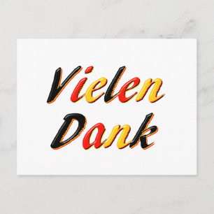 Cartão Postal Obrigado