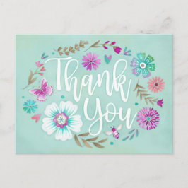Cartão Postal Obrigado