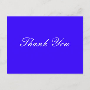 Cartão Postal Obrigado