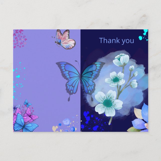 Cartão Postal obrigado (Frente)