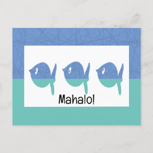 Cartão Postal Obrigado