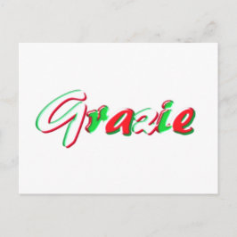 Cartão Postal Obrigado