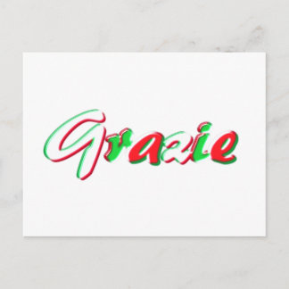 Cartão Postal Obrigado