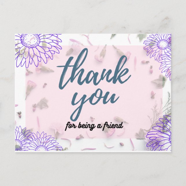 Cartão Postal obrigado 2 (Frente)