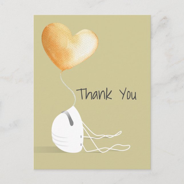 Cartão Postal Obrigado - a Edição do Coronavírus (Frente)