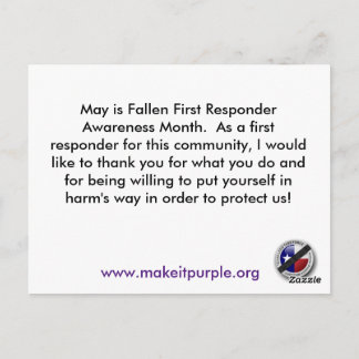 Cartão Postal Obrigado A Primeira Placa de Posto Respondente