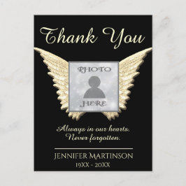 Cartão Postal Obrigado! | Adicionar Memorial Fotográfico