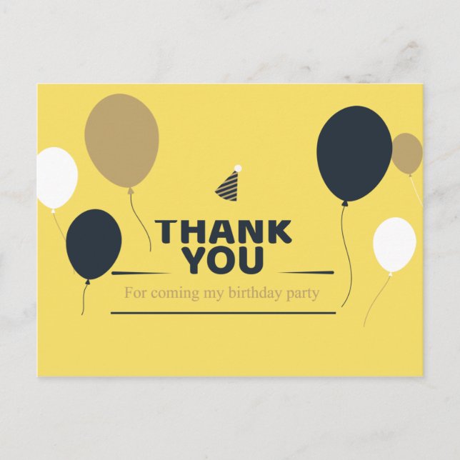 CARTÃO POSTAL OBRIGADO ANIVERSÁRIO (Frente)