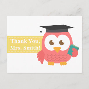 Cartão Postal Obrigado, Apreciação ao Professor, Coruja Professo