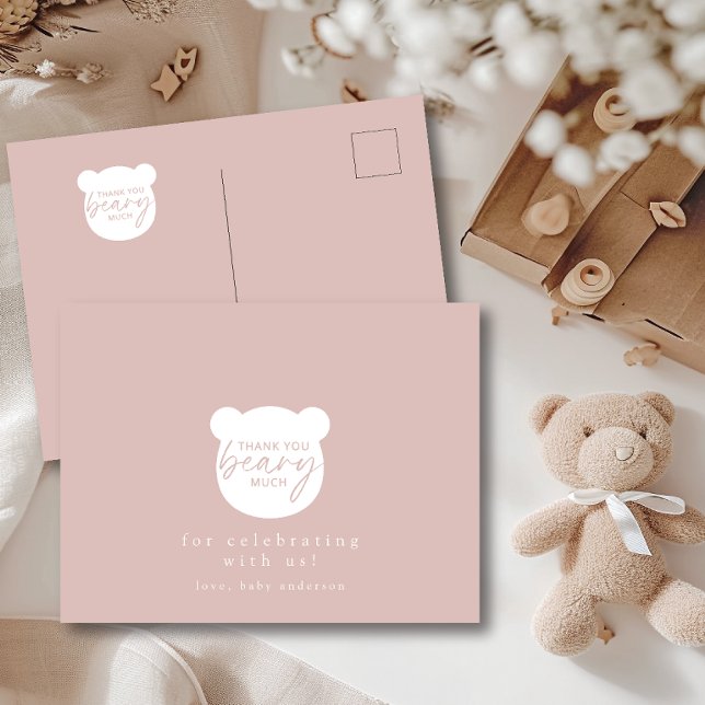 Cartão Postal Obrigado Beary Muitíssimo (Criador carregado)