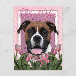 Cartão Postal Obrigado - Boxer - Vindy