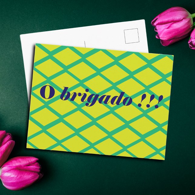 Cartão Postal Obrigado brasileiro (Criador carregado)