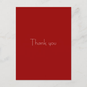 Cartão Postal Obrigado Cartão-postal