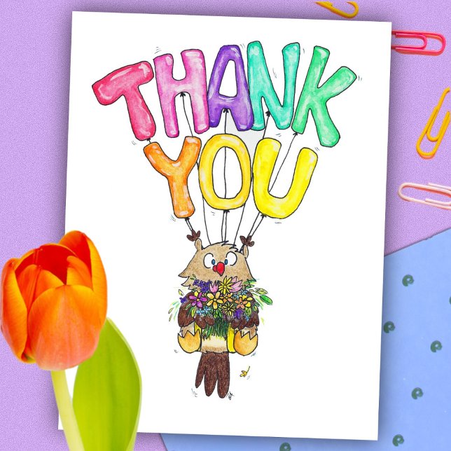 Cartão Postal OBRIGADO Cartaz de Nicole Janes (Criador carregado)