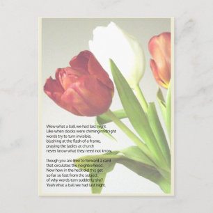 Cartão Postal obrigado da mensagem de lembrete