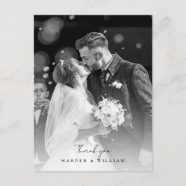 Cartão Postal obrigado das flores do cosmos