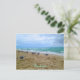 Cartão Postal Obrigado de praia de Seagull (Em pé/Frente)