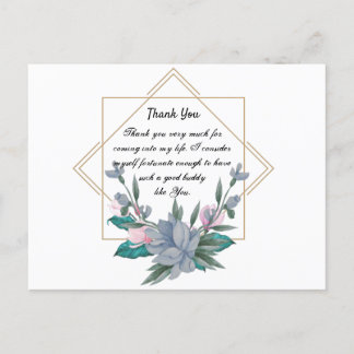 Cartão Postal Obrigado, Design