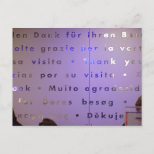 Cartão Postal Obrigado em muitas línguas, Lucerne