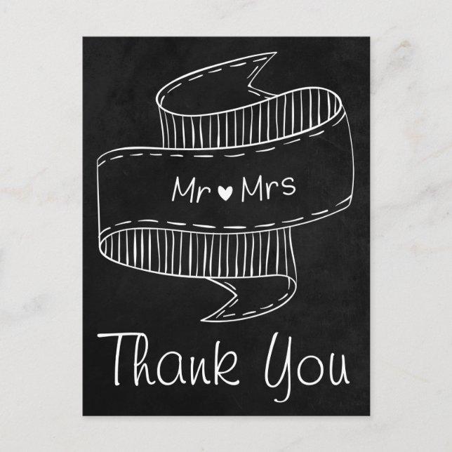 Cartão Postal Obrigado Noiva De Cartoon E O Grupo Personalizado (Frente)