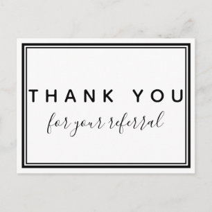 Cartão Postal Obrigado pela sua referência, Chiropractic