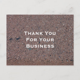 Cartão Postal Obrigado Pelo Cartão-Postal Da Sua Empresa