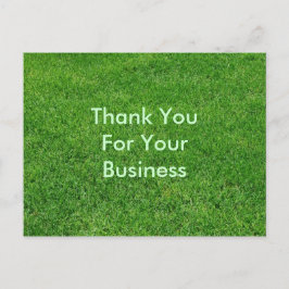 Cartão Postal Obrigado Pelo Cartão-Postal Da Sua Empresa