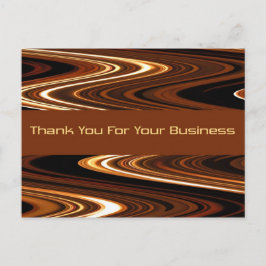 Cartão Postal Obrigado Pelo Cartão-Postal Da Sua Empresa
