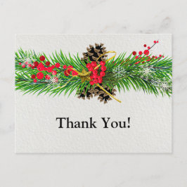 Cartão Postal Obrigado pelo Natal