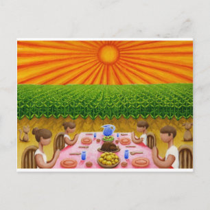 Cartão Postal Obrigado Pelo Nosso Pão Diário