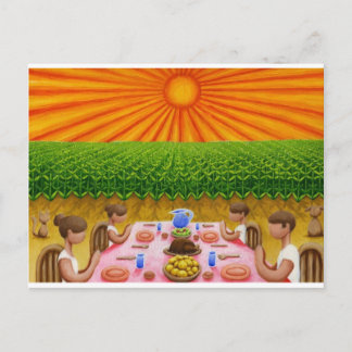 Cartão Postal Obrigado Pelo Nosso Pão Diário