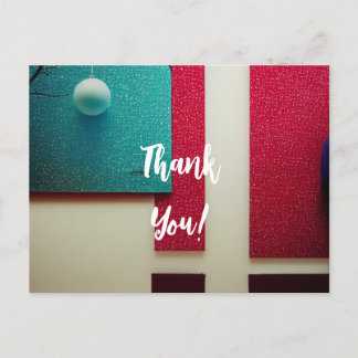 Cartão Postal Obrigado pelo seu espírito natalino!