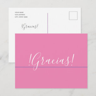 Cartão postal - Obrigado! - Personalizado