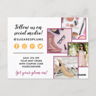 Cartão Postal Obrigado Pinta Roxa E Dourada Pinta Traços 4-Foto