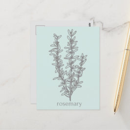 Cartão Postal Obrigado Por Apoiar Meu Negócio Rosemary