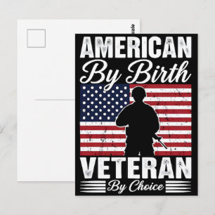 Cartão Postal Obrigado por Seu Serviço: Dia dos Veteranos 2025